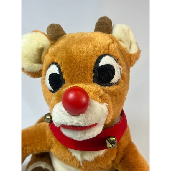 Gemmy Vintage Rudolph Christmas 1The Red Nosed Reindeer Animated Singing 1998 - Picture 2 of 7